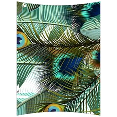 Peacock Feathers Back Support Cushion by Bedest