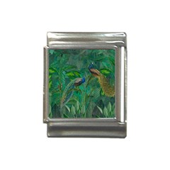 Peacock Paradise Jungle Italian Charm (13mm) by Bedest