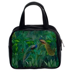 Peacock Paradise Jungle Classic Handbag (two Sides) by Bedest