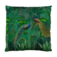 Peacock Paradise Jungle Standard Cushion Case (two Sides) by Bedest