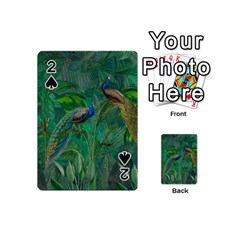 Peacock Paradise Jungle Playing Cards 54 Designs (mini) by Bedest