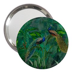 Peacock Paradise Jungle 3  Handbag Mirrors by Bedest