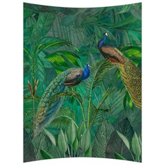 Peacock Paradise Jungle Back Support Cushion by Bedest