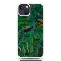 Peacock Paradise Jungle Iphone 13 Tpu Uv Print Case by Bedest