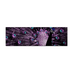 Purple Peacock Sticker (bumper)