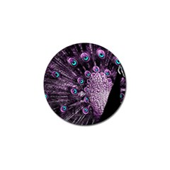 Purple Peacock Golf Ball Marker (10 Pack) by Bedest