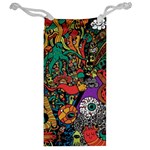 Cute Cartoon Doodle Jewelry Bag Back