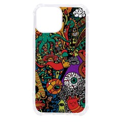 Cute Cartoon Doodle Iphone 13 Mini Tpu Uv Print Case by Bedest