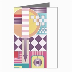 Abstract Shapes Colors Gradient Greeting Cards (pkg Of 8) by Ravend