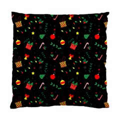 Christmas Pattern Texture Colorful Wallpaper Standard Cushion Case (one Side) by Ravend