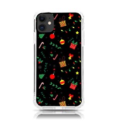 Christmas Pattern Texture Colorful Wallpaper Iphone 11 Tpu Uv Print Case by Ravend