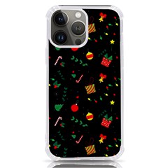 Christmas Pattern Texture Colorful Wallpaper Iphone 13 Pro Max Tpu Uv Print Case by Ravend