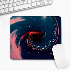 Fluid Swirl Spiral Twist Liquid Abstract Pattern Large Mousepad by Ravend