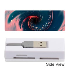 Fluid Swirl Spiral Twist Liquid Abstract Pattern Memory Card Reader (stick) by Ravend