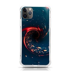 Fluid Swirl Spiral Twist Liquid Abstract Pattern Iphone 11 Pro Max 6 5 Inch Tpu Uv Print Case by Ravend