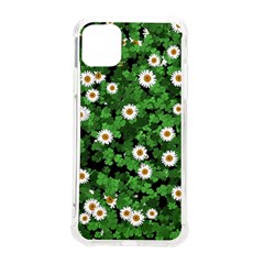 Daisies Clovers Lawn Digital Drawing Background Iphone 11 Pro Max 6 5 Inch Tpu Uv Print Case by Ravend