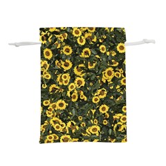 Sunflowers Yellow Flowers Flowers Digital Drawing Lightweight Drawstring Pouch (m)