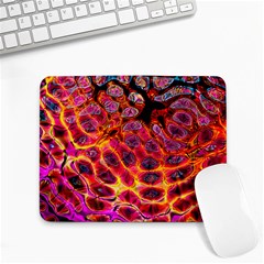 Fractal Black Texture Wallpaper Art Design Small Mousepad by Ravend