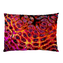 Fractal Black Texture Wallpaper Art Design Pillow Case by Ravend