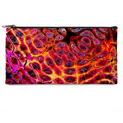 Fractal Black Texture Wallpaper Art Design Pencil Case by Ravend