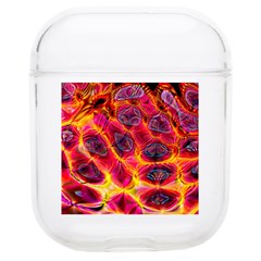 Fractal Black Texture Wallpaper Art Design Airpods 1/2 Case by Ravend