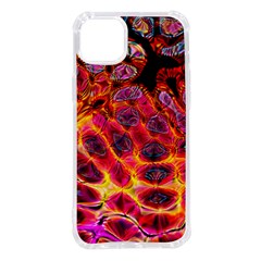 Fractal Black Texture Wallpaper Art Design Iphone 14 Plus Tpu Uv Print Case by Ravend