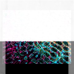 Fractal Abstract Waves Background Wallpaper Rectangular Jigsaw Puzzl by Ravend