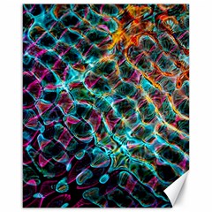 Fractal Abstract Waves Background Wallpaper Canvas 16  X 20  by Ravend