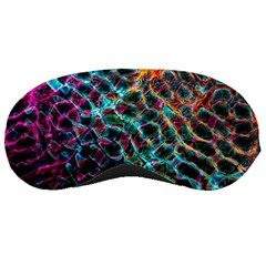 Fractal Abstract Waves Background Wallpaper Sleep Mask by Ravend