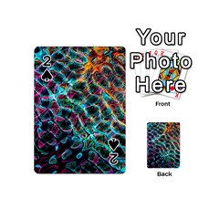 Fractal Abstract Waves Background Wallpaper Playing Cards 54 Designs (mini) by Ravend