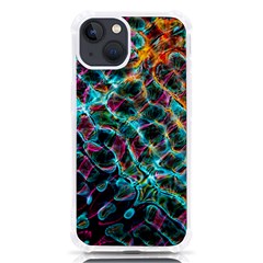 Fractal Abstract Waves Background Wallpaper Iphone 13 Tpu Uv Print Case by Ravend