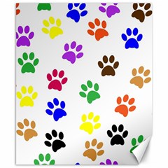 Pawprints-paw-prints-paw-animal Canvas 8  X 10  by Ravend