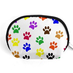 Pawprints-paw-prints-paw-animal Accessory Pouch (medium) by Ravend