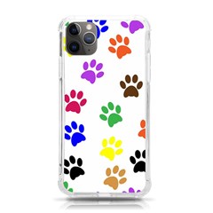 Pawprints-paw-prints-paw-animal Iphone 11 Pro Max 6 5 Inch Tpu Uv Print Case by Ravend