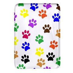 Pawprints-paw-prints-paw-animal Rectangular Glass Fridge Magnet (4 Pack) by Ravend