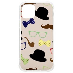 Moustache-hat-bowler-bowler-hat Iphone 12/12 Pro Tpu Uv Print Case by Ravend