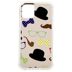 Moustache-hat-bowler-bowler-hat Iphone 12 Mini Tpu Uv Print Case	 by Ravend