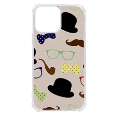 Moustache-hat-bowler-bowler-hat Iphone 13 Pro Max Tpu Uv Print Case by Ravend