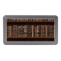 Old Bookshelf Orderly Antique Books Memory Card Reader (mini) by Ravend