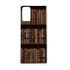 Old Bookshelf Orderly Antique Books Samsung Galaxy Note 20 Tpu Uv Case by Ravend