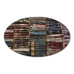 Pile Of Books Photo Of Assorted Book Lot Backyard Antique Store Oval Magnet Front