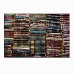 Pile Of Books Photo Of Assorted Book Lot Backyard Antique Store Postcard 4 x 6  (pkg Of 10) by Ravend