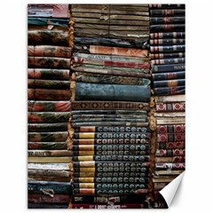 Pile Of Books Photo Of Assorted Book Lot Backyard Antique Store Canvas 12  X 16  by Ravend