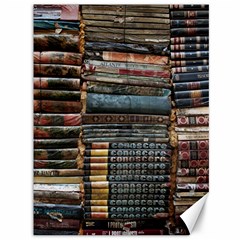 Pile Of Books Photo Of Assorted Book Lot Backyard Antique Store Canvas 36  X 48  by Ravend