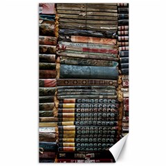 Pile Of Books Photo Of Assorted Book Lot Backyard Antique Store Canvas 40  X 72  by Ravend