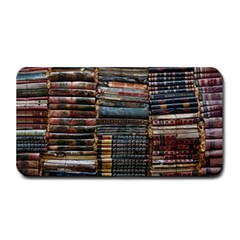 Pile Of Books Photo Of Assorted Book Lot Backyard Antique Store Medium Bar Mat by Ravend