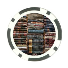 Pile Of Books Photo Of Assorted Book Lot Backyard Antique Store Poker Chip Card Guard by Ravend