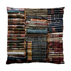 Pile Of Books Photo Of Assorted Book Lot Backyard Antique Store Standard Cushion Case (two Sides) by Ravend