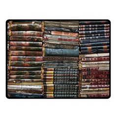 Pile Of Books Photo Of Assorted Book Lot Backyard Antique Store Fleece Blanket (small) by Ravend