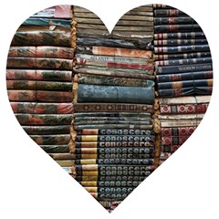 Pile Of Books Photo Of Assorted Book Lot Backyard Antique Store Wooden Puzzle Heart by Ravend